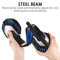 Headphone Gaming Berkabel, Headphone Gaming Komputer dengan Lampu Led Rgb untuk Bermain Game Komputer