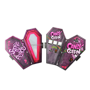 Emballage refermable à fermeture éclair pour enfants, sachet pour bonbons, biscuits, gommes, emballage personnalisé, 3,5 g, 7 g, 14 g, sachet en mylar découpé en forme de fleur, debout - Product Image 5