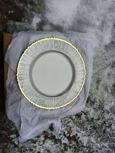 Assiettes et plats en verre transparent pour pary, décoration perlée en argent doré, bol en verre moderne pour mariage européen créatif - Product Image 5