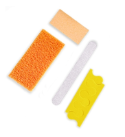 Kit jetable neutre vierge personnalisé imprimé avec votre logo 2 3 4 5 pcs kit de manucure kit de pédicure
