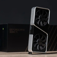 Carte graphique de jeu NVIDIA GeForce RTX 3060 Ti 8 Go GDDR6 avec refroidisseur à double/triple ventilateur