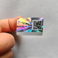 Etiqueta de Código QR Holográfica 3D de Diseño Único con Código de Barras, Seguridad a Prueba de Manipulaciones, Pegatinas de Hologramas Personalizadas