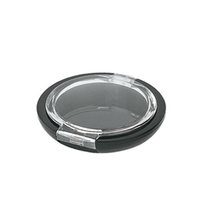 Mini boîte vide transparente à couvercle rabattable en ABS pour échantillon de fond de teint compact, anti-cernes, fard à paupières, format 1g