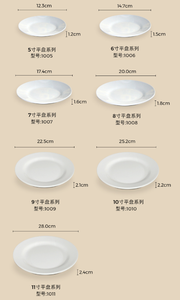 Assiette ronde en mélamine blanche écologique réutilisable avec couvercle à vis 10 pouces pour restaurant et service en chambre Vente en gros - Product Image 4