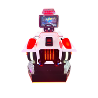Vente en gros de simulateur électronique de jeu vidéo d'arcade pour enfants-simulateur de conduite de voiture de course d'amusement jeux à pièces 220v