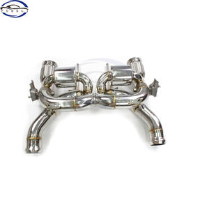 FUDKLi coche de acero inoxidable <span class=keywords><strong>Mclaren</strong></span> <span class=keywords><strong>720s</strong></span> tubo de escape eje trasero sistema de escape - Product Image 3