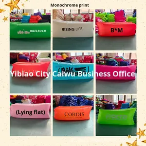 Canapé-lit gonflable portable moderne pliable paresseux festivals de musique en plein air camping voyage inclinable tissu Oxford plastique - Product Image 2