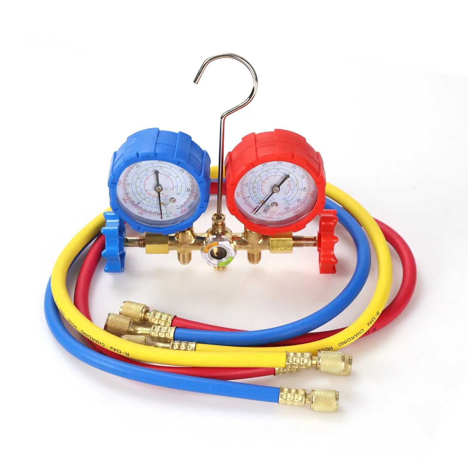 Factory Wholesale Customized Manifold Gauge Tool Set R410A/R-22/R-134a/R-404A Low Price and excellent quality