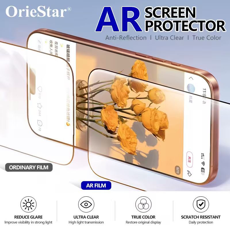 Ultra Clear Anti Glare AR Film <strong>Roll</strong> for Electronic Display <strong>Screen</strong> <strong>Protector</strong> Smooth Touch Durable <strong>Material</strong>