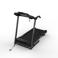 Tapis roulant pliable, tapis roulant 3,0 HP pour la maison avec 12 modes HIIT, mini tapis roulant compact pour la maison et le bureau