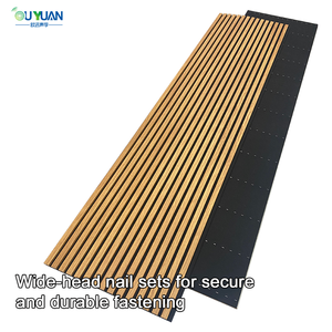 עיצוב פנים מותאם אישית pvc פורניר עץ אלון צהוב מחזר עץ slat אקוסטי לוחות קיר אקוסטיים <span class=keywords><strong>mdf</strong></span> akupanels <span class=keywords><strong>mdf</strong></span> akupanels - Product Image 6