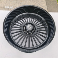 Jantes forgées noir brillant 20 22 24 26 pouces, série simple, à déport profond, 6x139.7 8x170 8x180, compatibles avec F150 Truck Silverado 2500