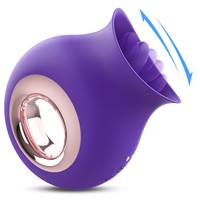 Vibrateur clitoridien à léchage de langue d'escargot, 9 vitesses, stimulateur externe de vulve, rechargeable, étanche IPX7, télécommande, pour femme adulte