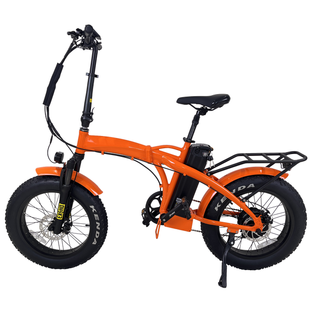 E-Bike Snow Folding Electric Bike with Aluminum Alloy Frame Lithium Battery 15AH Rear Hub Motor Integrated Battery