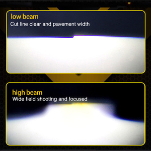 SFIDA 3-дюймовые Bi-LED линзы LD-15 65 Вт 6000K для фар и противотуманных фар автомобиля, простая установка, универсальное применение, 6500 лм, долговечные - Product Image 5