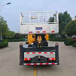 Véhicule de travail aérien Manlift Camion de travail à plate-forme à haute altitude Camion à godet à flèche télescopique 32m avec flèche volante - Product Image 2