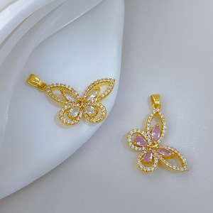 Mariposas de Cobre y Oro en Movimiento, un Hermoso Manual de Artesanía para Comercio Transfronterizo. Zirconio M - Product Image 2