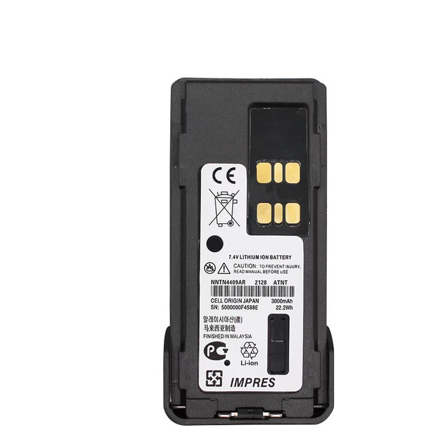 New NNTN4409 IMPRES Lithium-ion 3000mA 7.4V Replacement Battery for Motorola XIRP8200 8268 8260 6350 6380 6550 6580 P8608 DP3400
