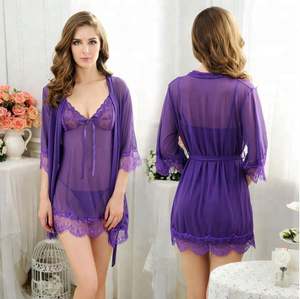 SFY971 - Ropa Interior de Alta Calidad para Niñas, Pijamas con Conjunto de Sujetador y Braguita, Bodysuits Sexys de Spandex/Algodón, Suministro Directo de Fábrica China - Product Image 3