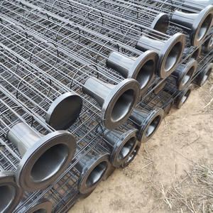 Sac filtrant pour dépoussiéreur industriel, cage durable en acier inoxydable galvanisé avec revêtement en poudre, accessoires pour la collecte de poussière - Product Image 4