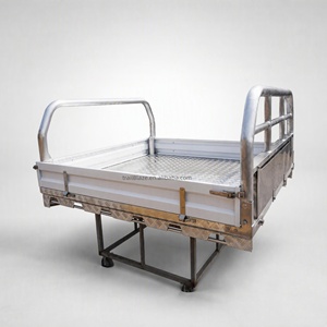 Plataforma de Aluminio de 3.0mm para Camioneta con Cabecera de Tubo Redondo y Soporte Trasero, 2100mm, Personalizable, con Cajón Deslizable - Product Image 3