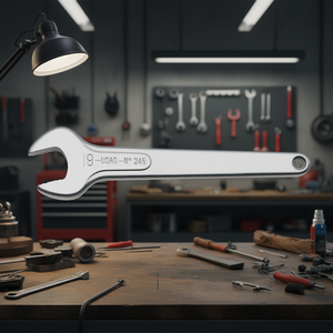 Open End Wrench 9mm Usag No 245 Metal <b>Tool</b> For Mechanical Repair - Product Image 3