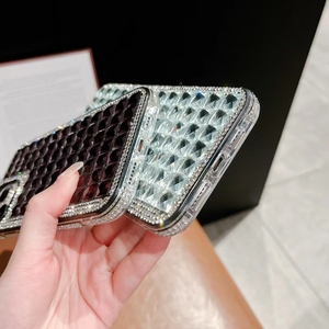 Funda de teléfono con diamantes de imitación para <span class=keywords><strong>iPhone</strong></span>, carcasa de lujo con diamantes de imitación para <span class=keywords><strong>iPhone</strong></span> 6 6S 7 8 Plus X XR XS 11 12 13 14 <span class=keywords><strong>Pro</strong></span> <span class=keywords><strong>Max</strong></span> - Product Image 5