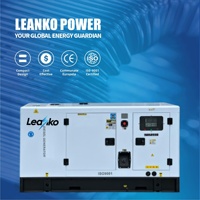 Générateur diesel silencieux 15KVA 25KVA 35KVA, moteur refroidi par eau pour usage industriel, alternateur sans balais avec AVR et ATS
