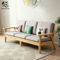 Canapé d'hôtel en bois, nouveau design, meubles de salon, livraison directe d'usine, le moins cher, personnalisable, en stock, dropshipping.