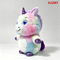 Jouet robot en peluche VLGSKY AI avec application de traduction en 66 langues, télécommande, soutien émotionnel pour les enfants, appareil éducatif