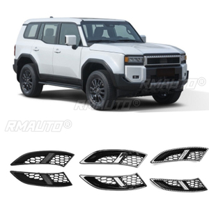 อุปกรณ์ตกแต่งช่องระบายอากาศกันชนหน้ารถยนต์ สำหรับ Toyota Prado LC250 ปี 2024-2025 ฝาครอบกันชนหน้า ช่องระบายอากาศ ชุดแต่งตัวถัง - Product Image 4