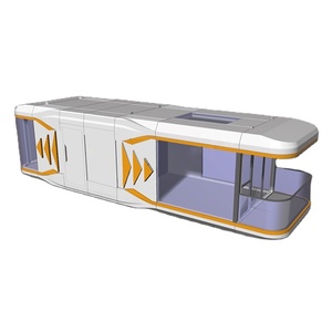 Case Prefabbricate Moderne di Lusso in Stile Capsula con Soggiorno Impermeabile ed Ecologico ad Energia Solare - Product Image 3