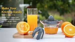 Exprimidor de Cítricos de Plástico, Exprimidor Manual de Limones y Naranjas, Contenedor para Jugo, Uso Diario, Ecológico, Duradero, No Tóxico - Product Image 6