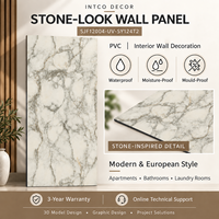 Panneau mural moderne en PVC ignifuge, imperméable et léger, 3 mm, revêtement pour salle de bain, magasin de détail, salle d'exposition, décoration intérieure
