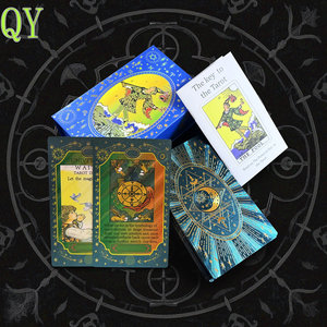 YY Cartes De Tarot Dorées Imperméables En Plastique Avec Impression Couleur Pour Divination - Product Image 4