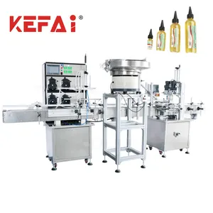 KEFAI Electric Automatic High-Efficiency Bottle Filling Solutions Eye Drop Bottle Filling and Capping Machine