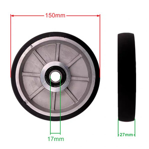 KONE <b>Elevator</b> Guide Shoe Roller 150mm Diameter 27mm Width Metal Traction Drive <b>Part</b> 6003 - Product Image 1