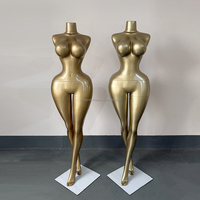 Mannequin BBL Femme Grande Taille en Fibre de Verre, Modèle Sans Tête, Taille L, Taille Fine, Poitrine et Fesses Généreuses, Corps Entier