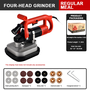 Đa-Chức Năng Bụi Miễn Phí Bề Mặt Bê Tông Edger 110V/220V 3800W Dài Rod Đánh Bóng Sàn Máy Mài Bê Tông Máy Mài - Product Image 6