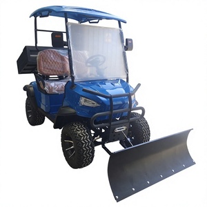 Voiturette de golf électrique tout-terrain robuste 4 places pour le déneigement et le nettoyage - Product Image 3