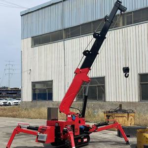 יצרן סיטונאי באיכות גבוהה 1.2t עכביש מנוף חיצוני כל השטח זחל מנוף העכביש - Product Image 2