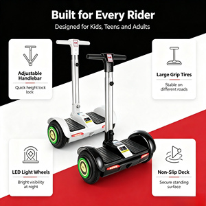 Hoverboard Eléctrico de 36V al por Mayor con Neumáticos Inflables Iluminados de 10 Pulgadas, 350W*2, Música Bluetooth, Scooter de Giro Cero - Product Image 6