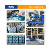 KOBG Revêtement liquide émulsion styrène-acrylique aqueux éco-responsable effet miroir pour émail métallique premium, résistance 600h au jet de sel