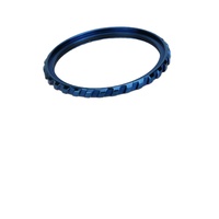 Nouveau 2025 Lunette de montre SKX007 en acier inoxydable 316L, fine et rotative, style roue de véhicule turbine, pour modification de montres-bracelets et pièces d'outillage