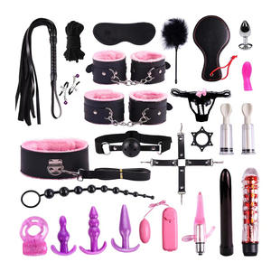 Set <span class=keywords><strong>de</strong></span> Cuero SM Foreign Trade, Serie <span class=keywords><strong>de</strong></span> 26 Piezas, Juguetes Sexuales <span class=keywords><strong>de</strong></span> Bondage para <span class=keywords><strong>Parejas</strong></span>, Hombres y Mujeres, para el Placer del Coqueteo, Productos para Adultos - Product Image 3