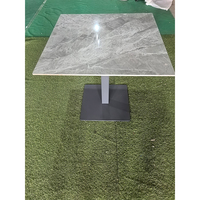 Table à manger moderne pour hôtel et restaurant en plein air Mobilier d'extérieur pour le jardin Table à manger pour l'extérieur