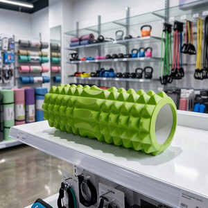 Rouleau de massage en mousse EVA à picots creux Crescent pour la relaxation musculaire profonde, équipement de fitness et de yoga à domicile - Product Image 1