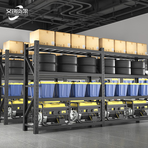 نظام رفوف من الفولاذ المقاوم للصدأ قابل للتعديل بطول 60 قدمًا للحماية من التآكل، رفوف تخزين بدون براغي للمستودعات، أرفف ثقيلة التحمل - Product Image 4