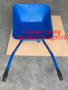 Wb2203 60l गैल्वेनाइज्ड औद्योगिक उद्यान व्हीलबारो भारी शुल्क व्हीलबारो निर्माण व्हील बैरो - Product Image 4