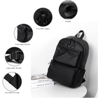 Tas Ransel Laptop Kapasitas Besar Anti Air, Tas Ransel Perjalanan Multi-Kantong, Tas Sekolah Kuliah, Logo Dapat Disesuaikan